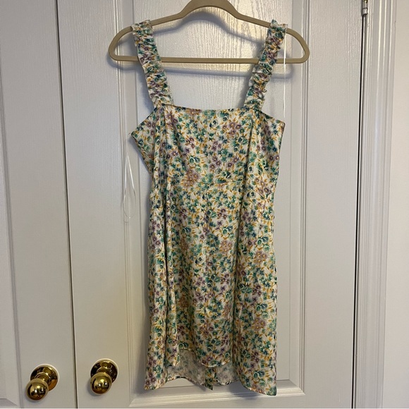 Zara Printed Silk Mini Dress - Picture 5 of 5